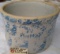 Blue Sponge Butter Crock 9