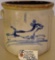 1 Gal Saltglaze Crock w/ Running Deer