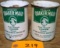 2x Quaker Maid 1lb Grease Tin