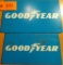 2 Goodyear Tire Display Signs