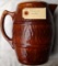 Brown Crock Pitcher