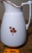 Large Ironstone Water Pitcher-Tea Leaf-