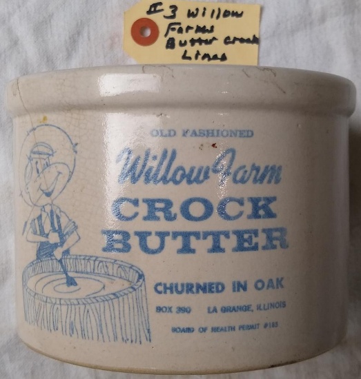 Willow Farm Butter Crock