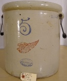 5 Gal Red Wing Crock 4