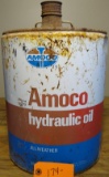 Amoco 5 Gal Hydraulic Oil Can