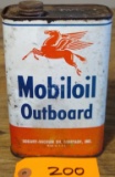 Mobiloil Outboard Oil 1 Qt. Tin