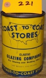 Coast to Coast 5lb Glazing Compound Tin