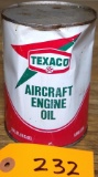 Texaco Aircraft Engine Oil Tin