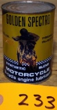 Golden Spectro 2 Cycle Motorcycle Oil Tin