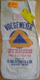 Hoegemeyer Hybrid Seed Corn Sack w/Tag X77