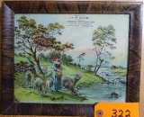 A.H. Harms - Hooper NE Framed Adv. Picture