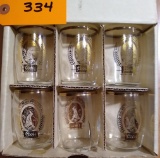 Set of 6 Coors Beer Glasses