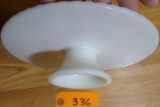 Milk Glass Cake Stand