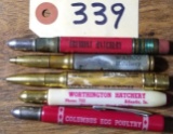 5 Hatchery Adv. Bullet Pencils
