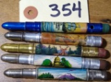 5 Souvenir Bullet Pencils