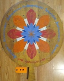 Large Round Wooden Bread Board