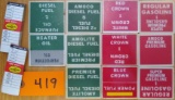 Gas Pump Handle Tags - Amoco, Red Crown, White Crown, Blue Crown,