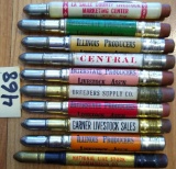 10 Livestock Association Bullet Pencils