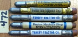 5 Tractor & Implement Dealer Adv. Bullet Pencils