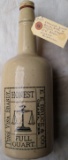 Stoneware Quart Brandy Bottle w/stopper