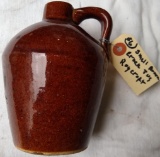 Small Brown Crock Jug