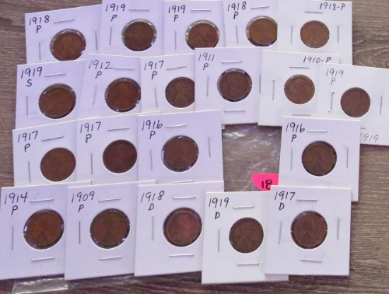 20 Uncirculated Lincoln Memorial Cents