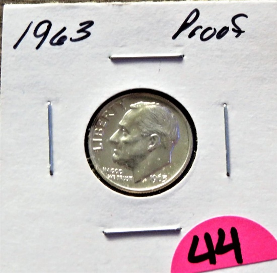 1963 Proof Roosevelt Dime