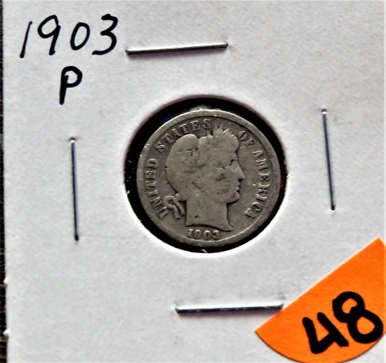 1903-P Barber Dime