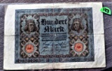 1920 German 100 Mark Bank Note