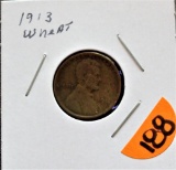 1913 Wheat Cent