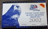 2002 United States Mint 50 State Quarter Proof Set