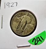 1927 Standing Quarter Dollar