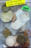 15 Assorted Foreign Coins