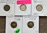 (5) Mercury Dimes