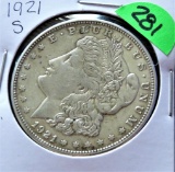 1921-S Morgan Silver Dollar