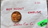 1967 Lincoln Boy Scout Emblem