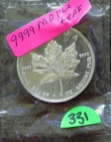9999 1oz Silver Maple Leaf