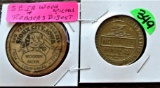 Sioux City, IA Wood Token, Readers Digest Token