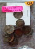 13 Early 1900s Indian Head Cents
