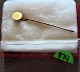 1857 Gold Coin/Pin