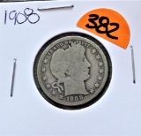 1908 Barber Quarter