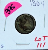 1864 Indian Head Cent