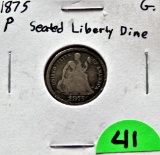 1875-P Liberty Seated Dime