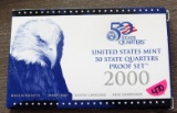 2000 United States Mint 50 State Quarter Proof Set