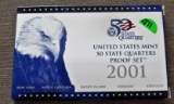 2001 United States Mint 50 State Quarter Proof Set