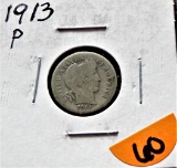 1913-P Barber Dime