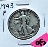 1943-P Liberty Walking Half Dollar