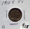 1913-S T1 Buffalo Nickel