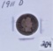 1911-D Barber Dime