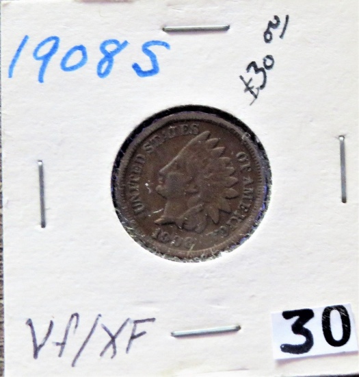 1908-S Indian Head Cent